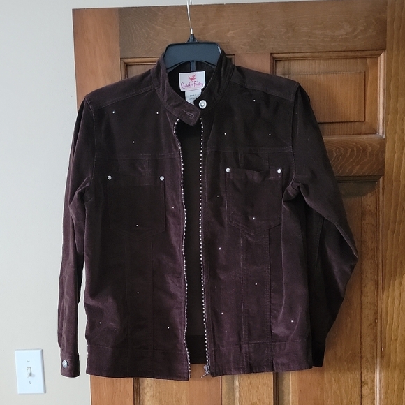 Quacker Factory Jackets & Blazers - Quacker Factory Velour Jacket